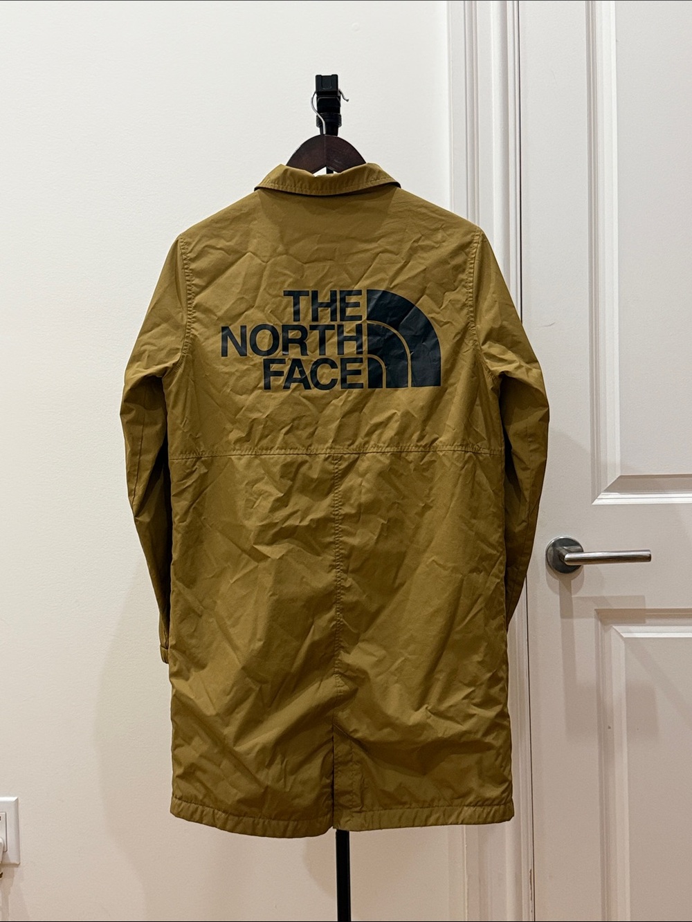 The North Face Windwall Logo Brown Trench Coat - Picture 2 of 6